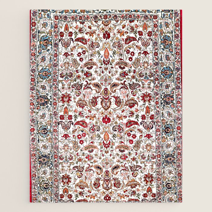 Qum Central Persian Rug Print Jigsaw Puzzle Gallery Image 1