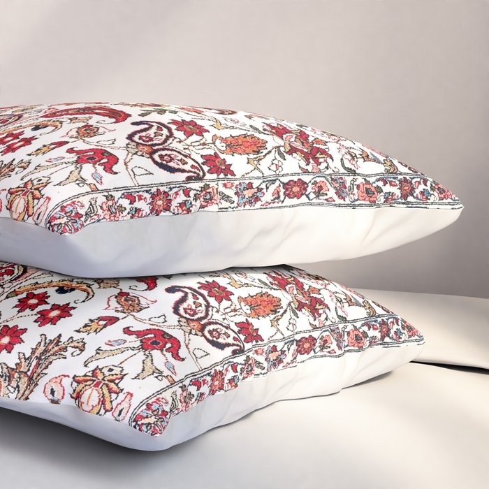 Qum Central Persian Rug Print Pillow Sham Gallery Image 3