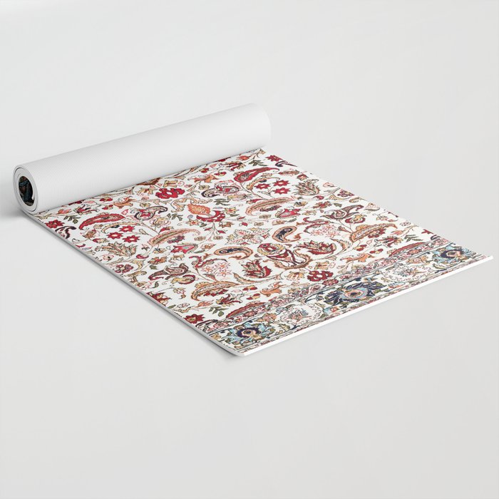 Qum Central Persian Rug Print Yoga Mat Gallery Image 2