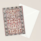 Qum Central Persian Rug Print Stationery Card Gallery Image 2