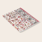 Qum Central Persian Rug Print Notebook Gallery Image 2