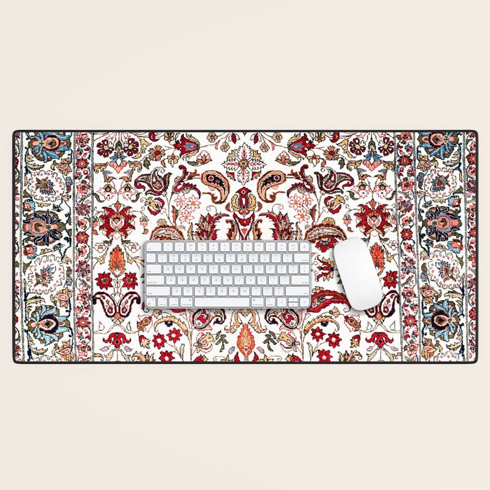 Qum Central Persian Rug Print Desk Mat Gallery Image 1