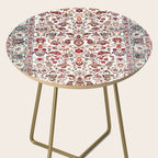 Qum Central Persian Rug Print Side Table Gallery Image 2
