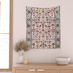 Qum Central Persian Rug Print Wall Tapestry Gallery Image 2