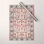 Qum Central Persian Rug Print Wrapping Paper Gallery Image 1