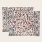 Qum Central Persian Rug Print Placemat Gallery Image 1