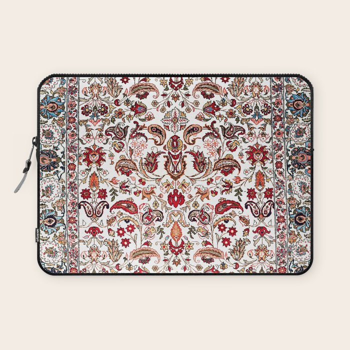 Qum Central Persian Rug Print Laptop Sleeve Gallery Image 1