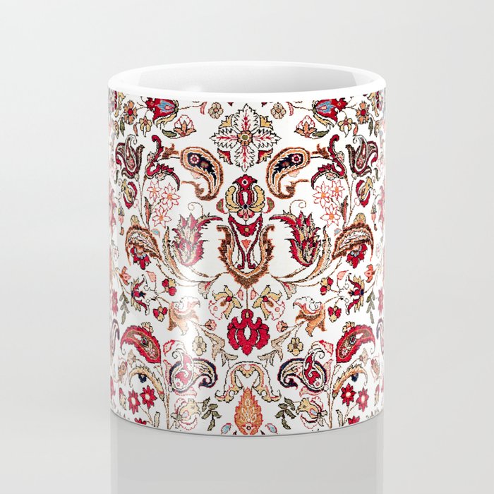 Qum Central Persian Rug Print Coffee Mug Gallery Image 4