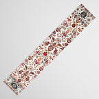 Qum Central Persian Rug Print Table Runner Gallery Image 3