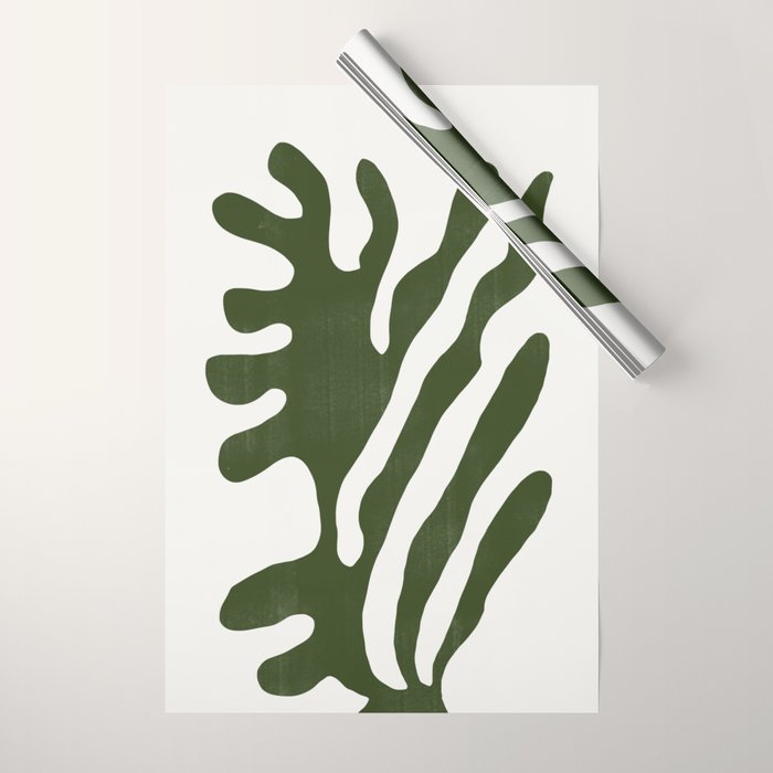 Alga, Seaweed, Green Plant Wrapping Paper Gallery Image 1