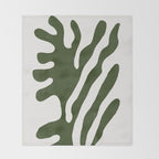 Alga, Seaweed, Green Plant Throw Blanket Gallery Image 2