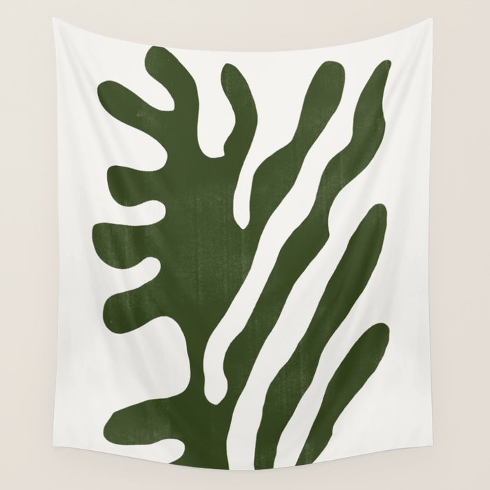 Alga, Seaweed, Green Plant Wall Tapestry Gallery Image 4