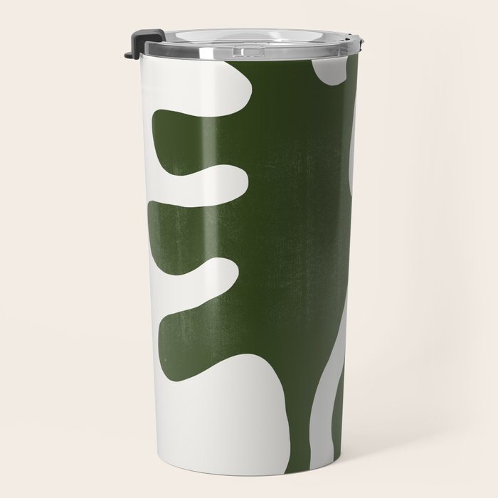 Alga, Seaweed, Green Plant Travel Mug Gallery Image 3
