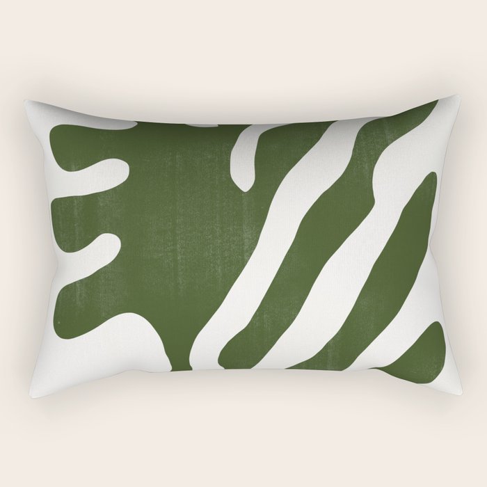 Alga, Seaweed, Green Plant Rectangular Pillow Gallery Image 2