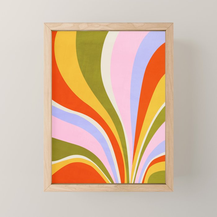Candy Paint: Sunrise | Mid Century Retro Edition Mini Art Print Gallery Image 1