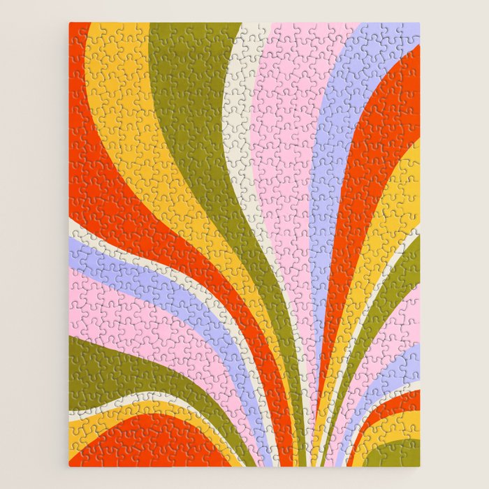 Candy Paint: Sunrise | Mid Century Retro Edition Jigsaw Puzzle Gallery Image 1