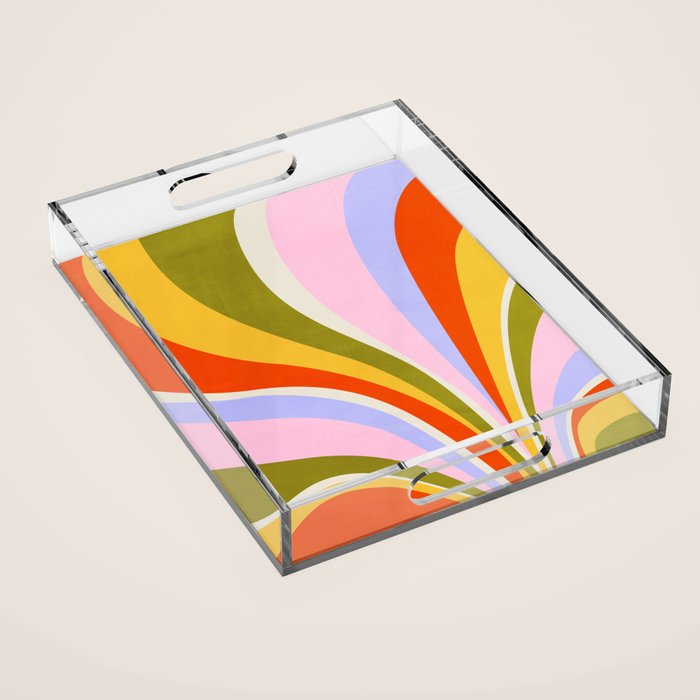 Candy Paint: Sunrise | Mid Century Retro Edition Acrylic Tray Gallery Image 1