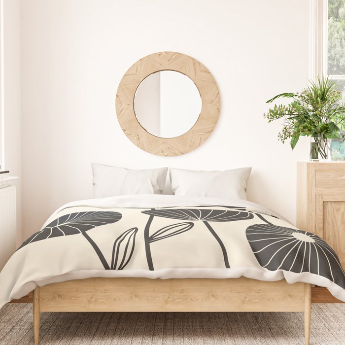Abstract Flowers Duvet Cover Gallery Image 3