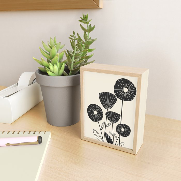 Abstract Flowers Mini Art Print Gallery Image 2