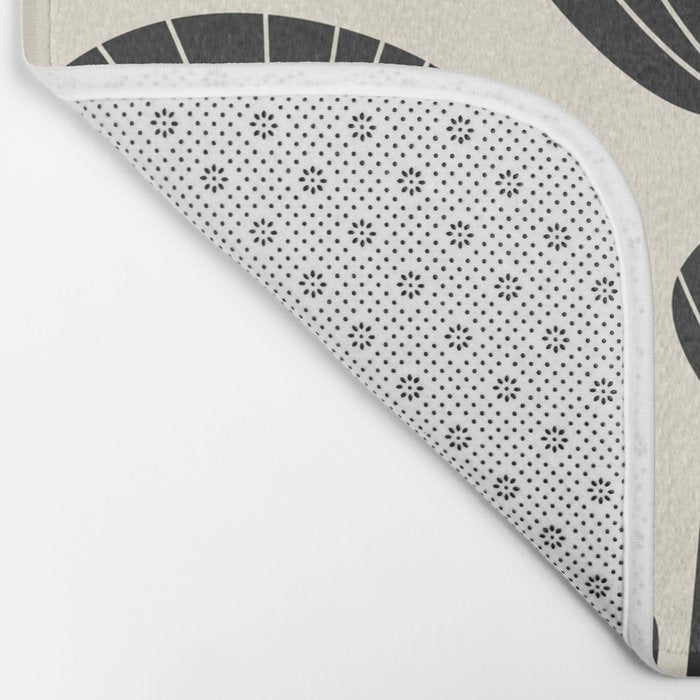 Abstract Flowers Bath Mat Gallery Image 2