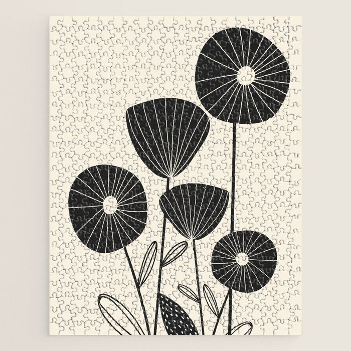 Abstract Flowers Jigsaw Puzzle Gallery Image 1