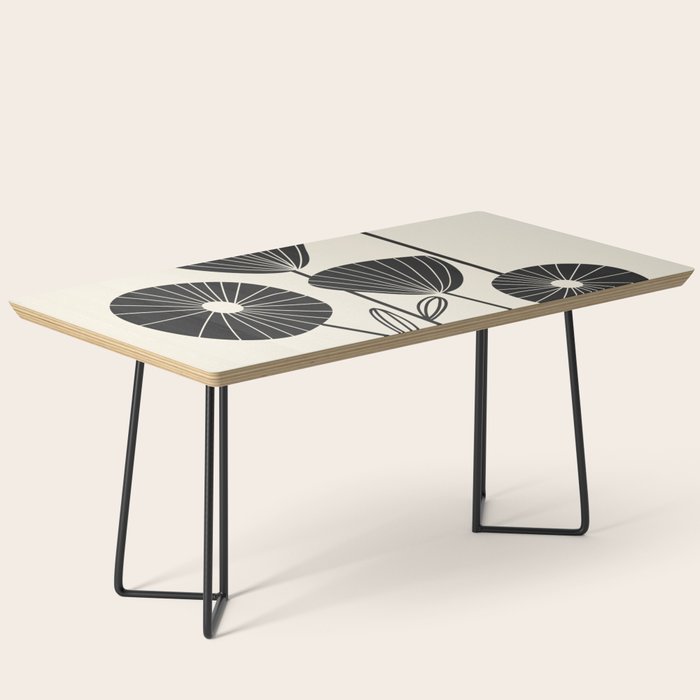 Abstract Flowers Coffee Table Gallery Image 1