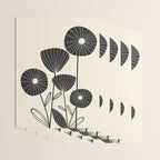 Abstract Flowers Wrapping Paper Gallery Image 3