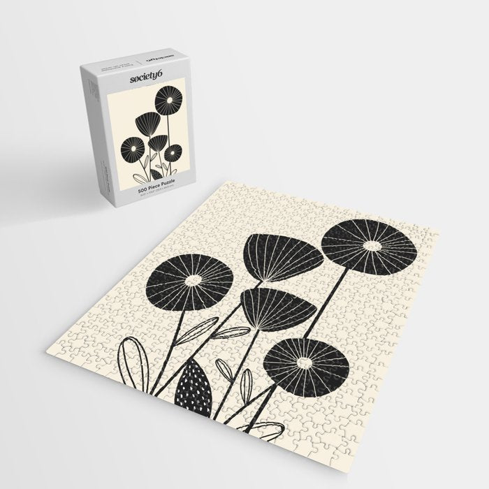 Abstract Flowers Jigsaw Puzzle Gallery Image 2