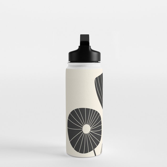 Abstract Flowers Water Bottle Gallery Image 3