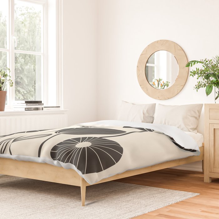 Abstract Flowers Duvet Cover Gallery Image 2