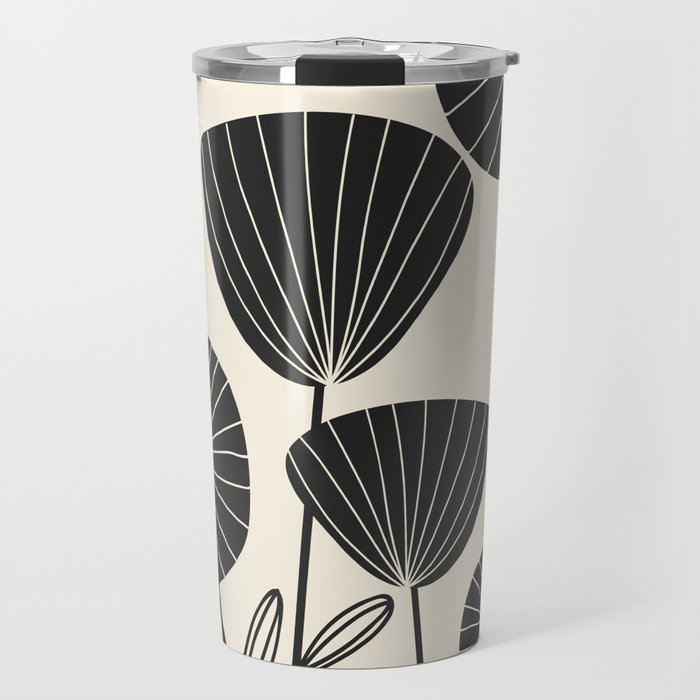 Abstract Flowers Travel Mug