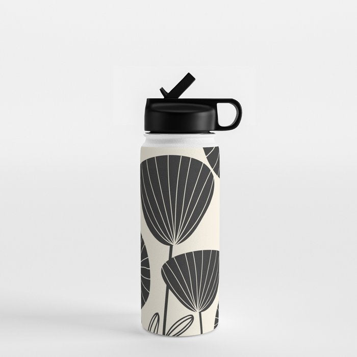 Abstract Flowers Water Bottle Gallery Image 1