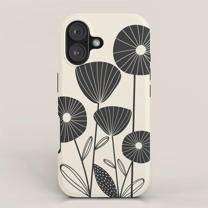 Abstract Flowers iPhone Case Gallery Image 1