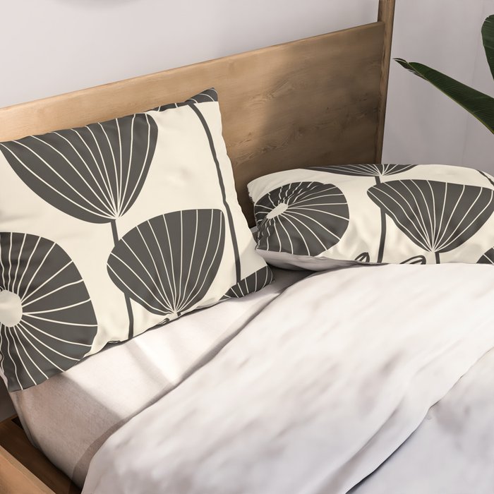 Abstract Flowers Pillow Sham Gallery Image 2