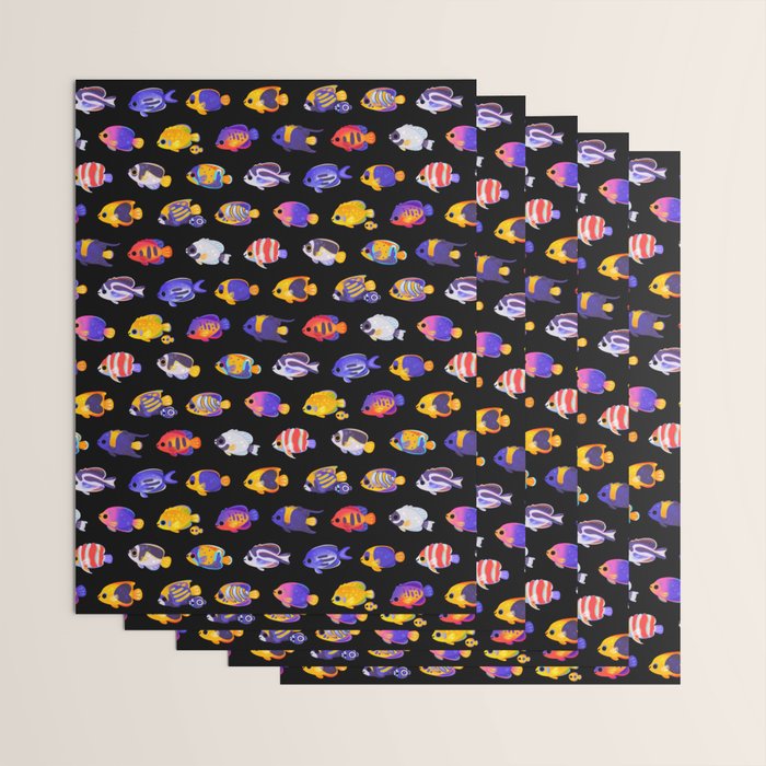 Angelfish! (marine) Wrapping Paper Gallery Image 3