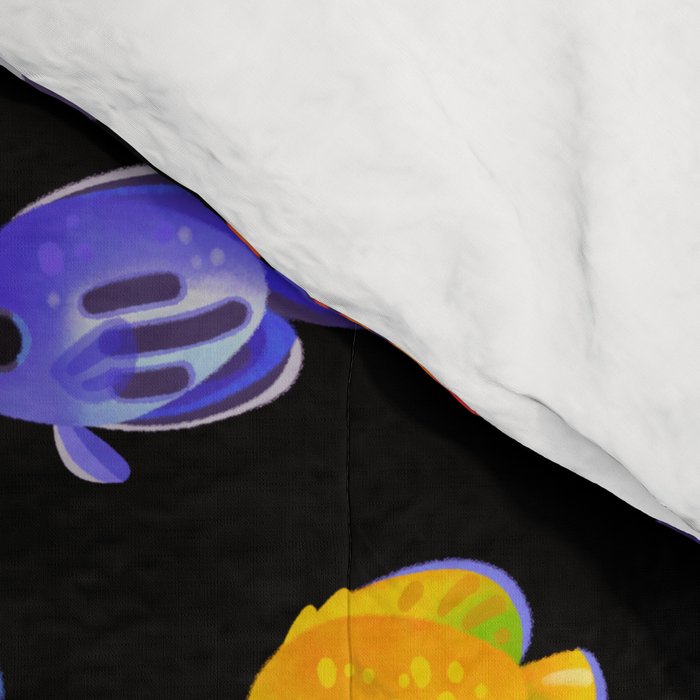 Angelfish! (marine) Comforter Gallery Image 4