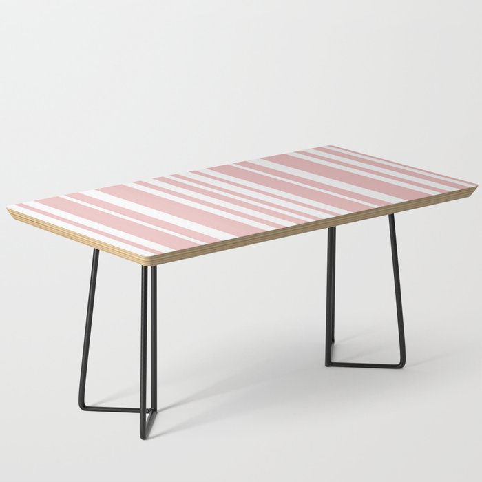 Classic Stripes XXIX - Blush Pink Coffee Table Gallery Image 1