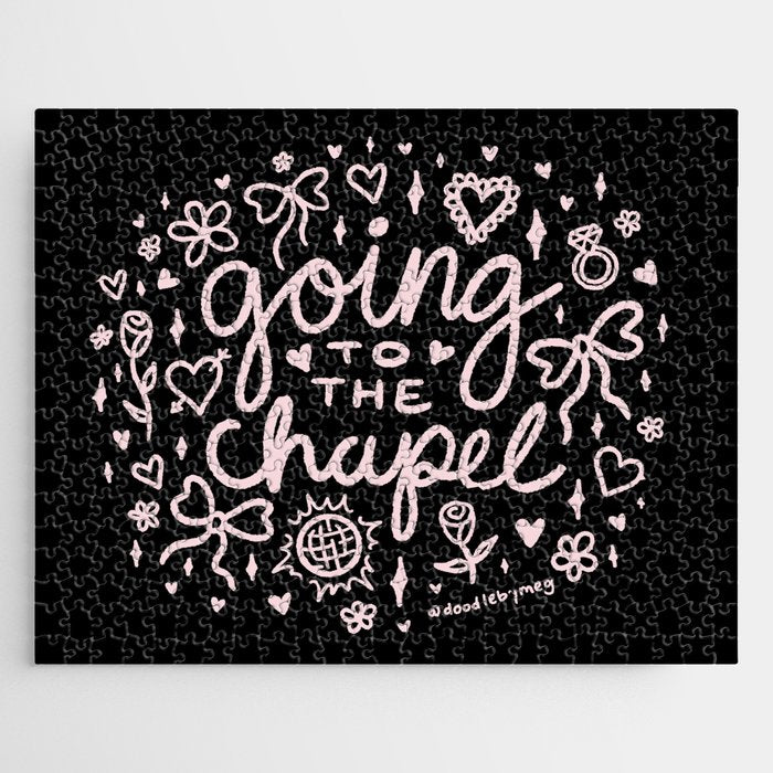 Going to the Chapel in Light Pink Jigsaw Puzzle Gallery Image 1