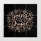 Going to the Chapel in Light Pink Wood Wall Art Gallery Image 1