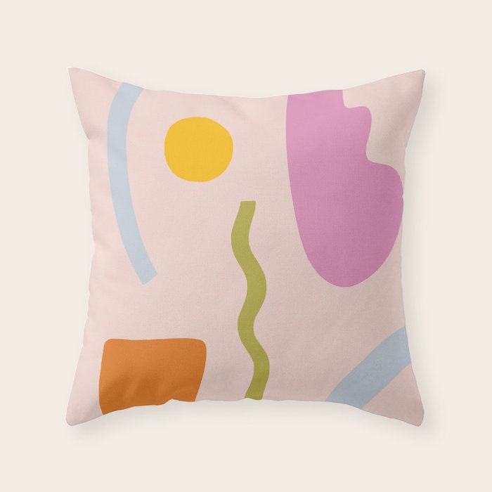 Jardin II Throw Pillow Gallery Image 1