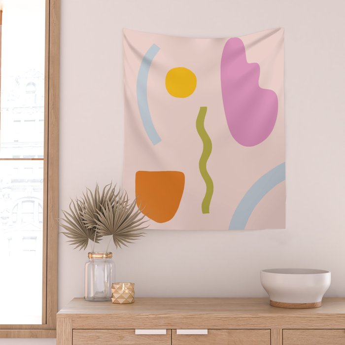 Jardin II Wall Tapestry Gallery Image 2
