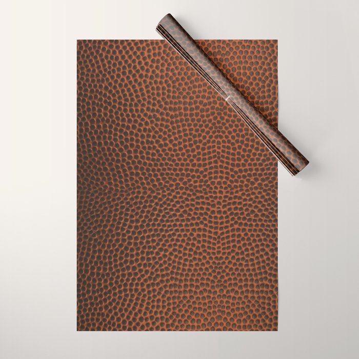 Football / Basketball Leather Texture Skin Wrapping Paper Gallery Image 1