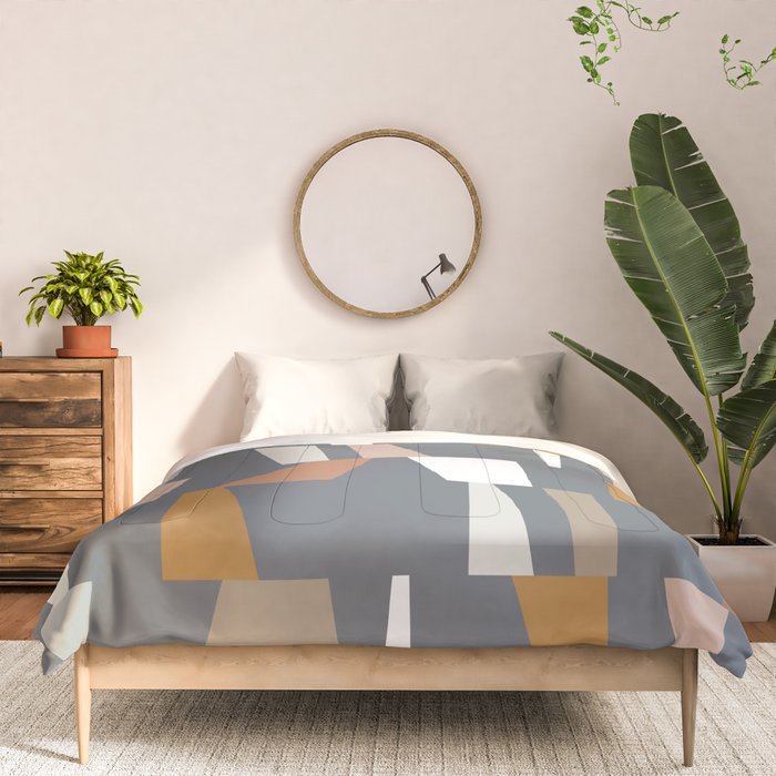 Neutral Geometric 02 Comforter Gallery Image 3