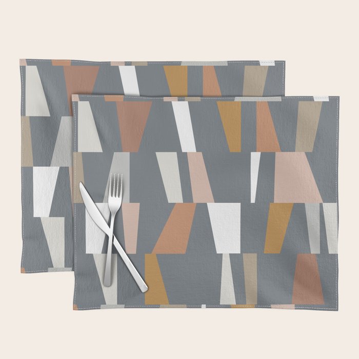 Neutral Geometric 02 Placemat Gallery Image 1