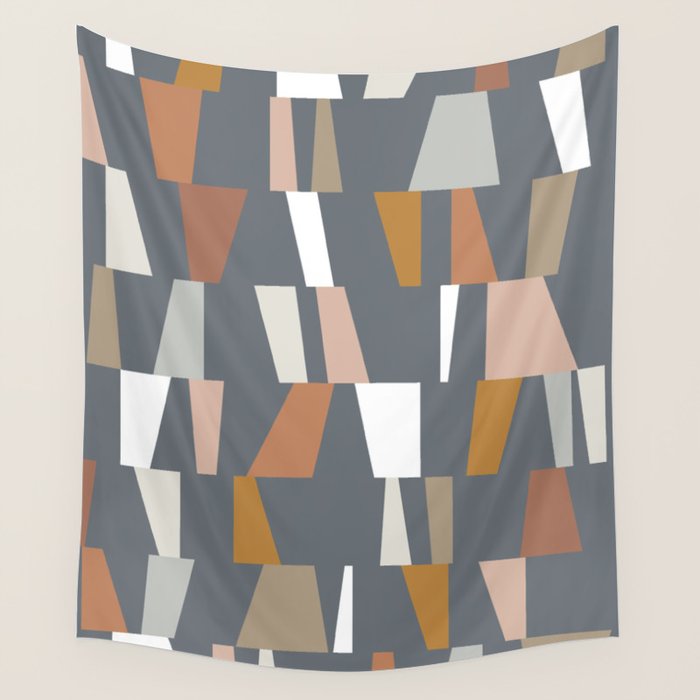 Neutral Geometric 02 Wall Tapestry Gallery Image 4