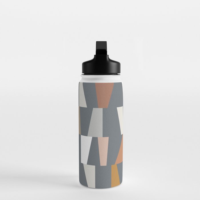 Neutral Geometric 02 Water Bottle Gallery Image 3