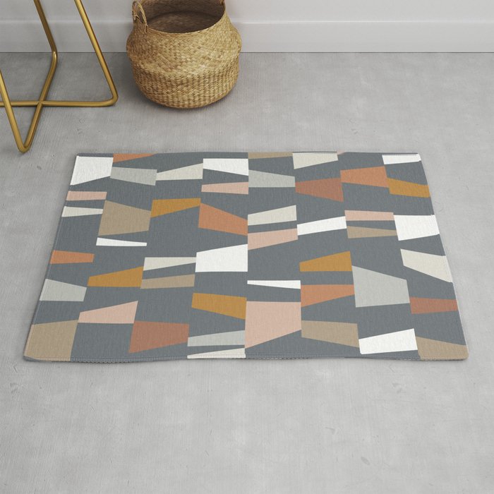 Neutral Geometric 02 Rug Gallery Image 1