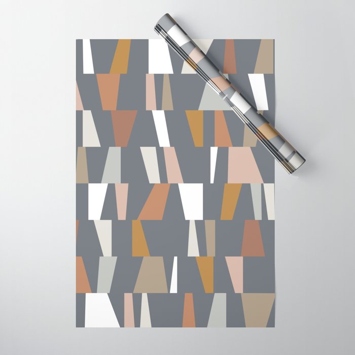 Neutral Geometric 02 Wrapping Paper Gallery Image 1