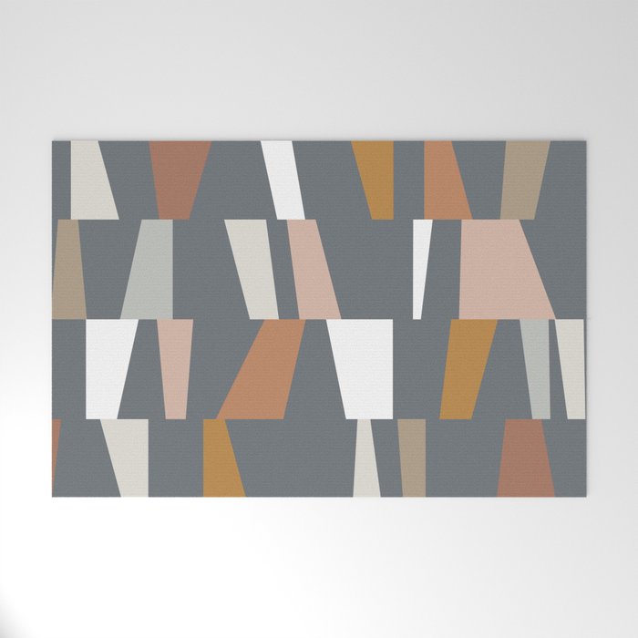Neutral Geometric 02 Welcome Mat Gallery Image 1