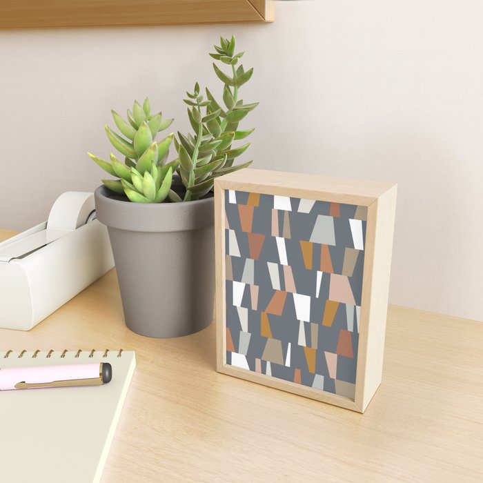 Neutral Geometric 02 Mini Art Print Gallery Image 2